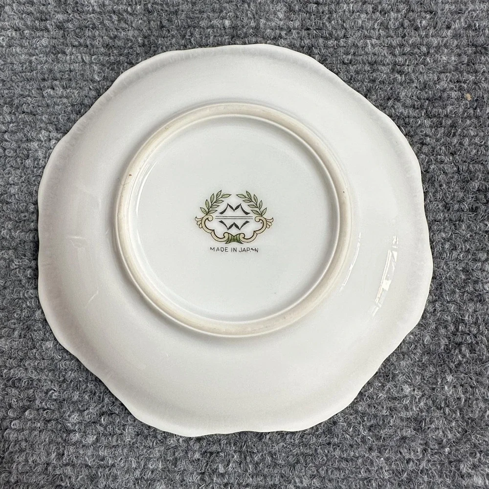 VTG MW Japan Porcelain Dessert Bowl Wild Rose 5.5
